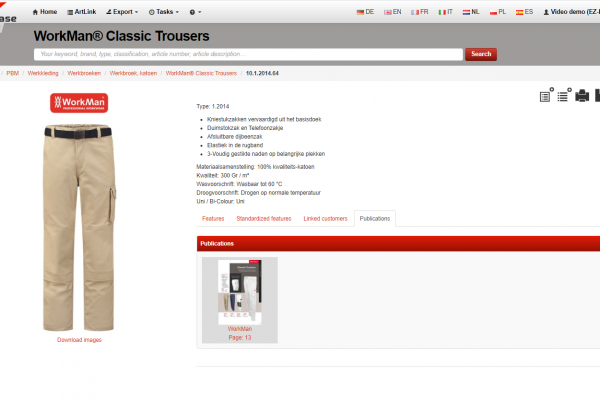 PublicationTrouserPageEZWeb
